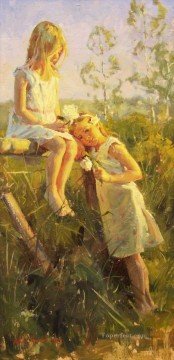 Lovely Little Girl 9 impressionism Oil Paintings